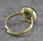 Preview: 925 Silber - Echtes Moos - Ring - Verstellbar - Natur Inspiriert - 14K Vergoldet - Naturschmuck - Handmade - Unikat - Geschenk für Sie